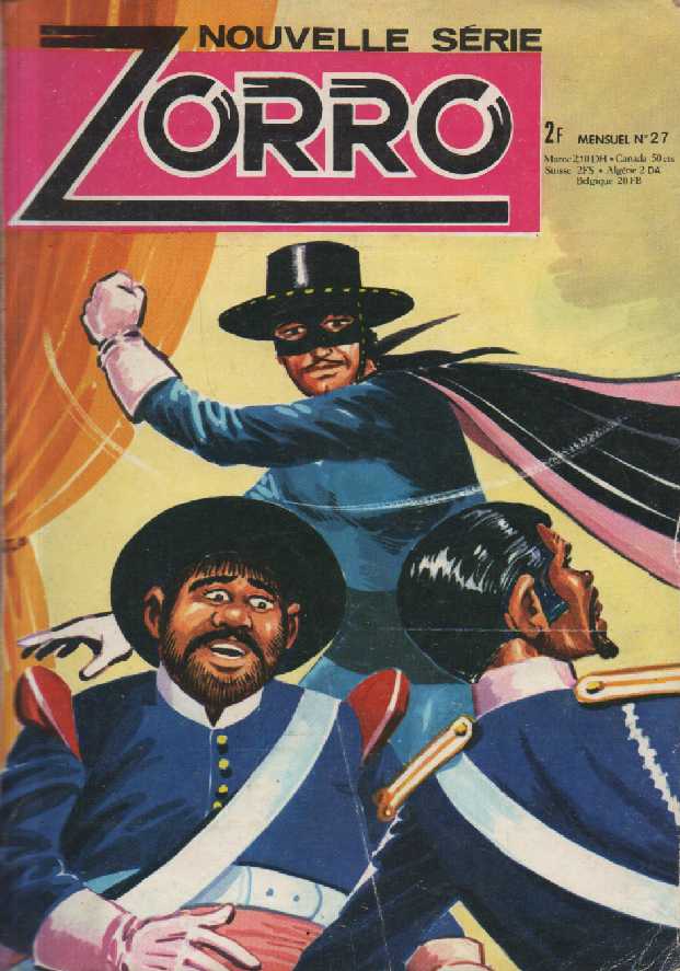 Scan de la Couverture Zorro SFPI Poche n 27